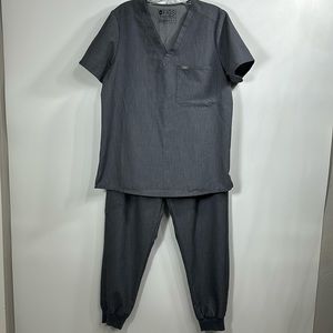 Figs Gray Track Pants & Joggers